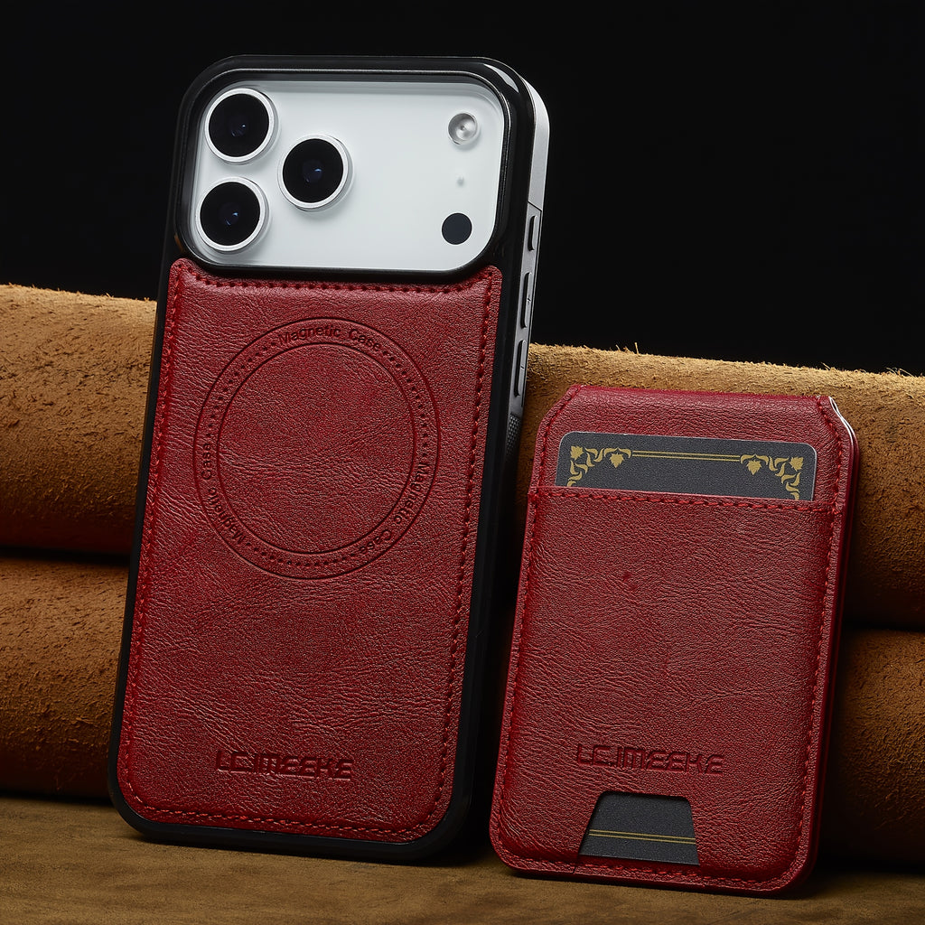 Coque portefeuille magnétique détachable