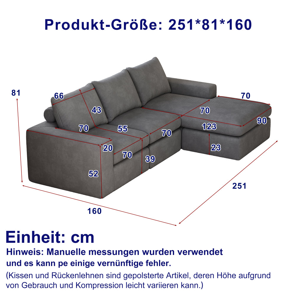 Canapé Gris Moderne