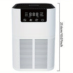 BALASHOV GL-K805 True HEPA Filter Air Purifiers, Quiet, White, with Fragrance Sponge, European Standard Plug, Power Supply, 100V-240V, for Bedroom, Large Room, Home, Smoke, Pet Dander, Dust, Pollen, Odor