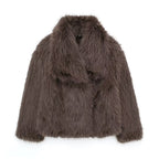 Manteau d'hiver en peluche