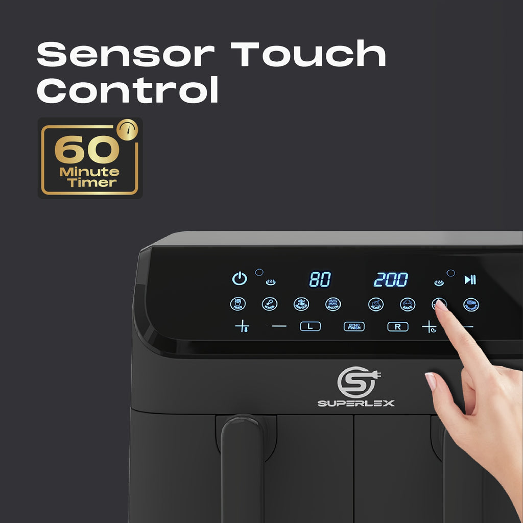 Air Fryer SUPERLEX 9L (2×4.5L)