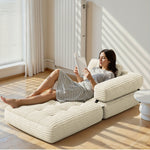 Canapé-lit 2-en-1 convertible