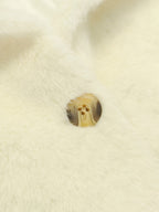 Girls' Elegant And Thick Plush Coat