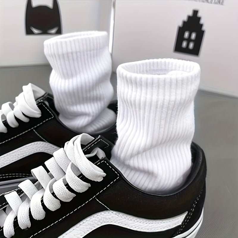 10 Pairs of Premium Men's Mid-Calf Socks for Spring