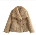 Manteau d'hiver en peluche