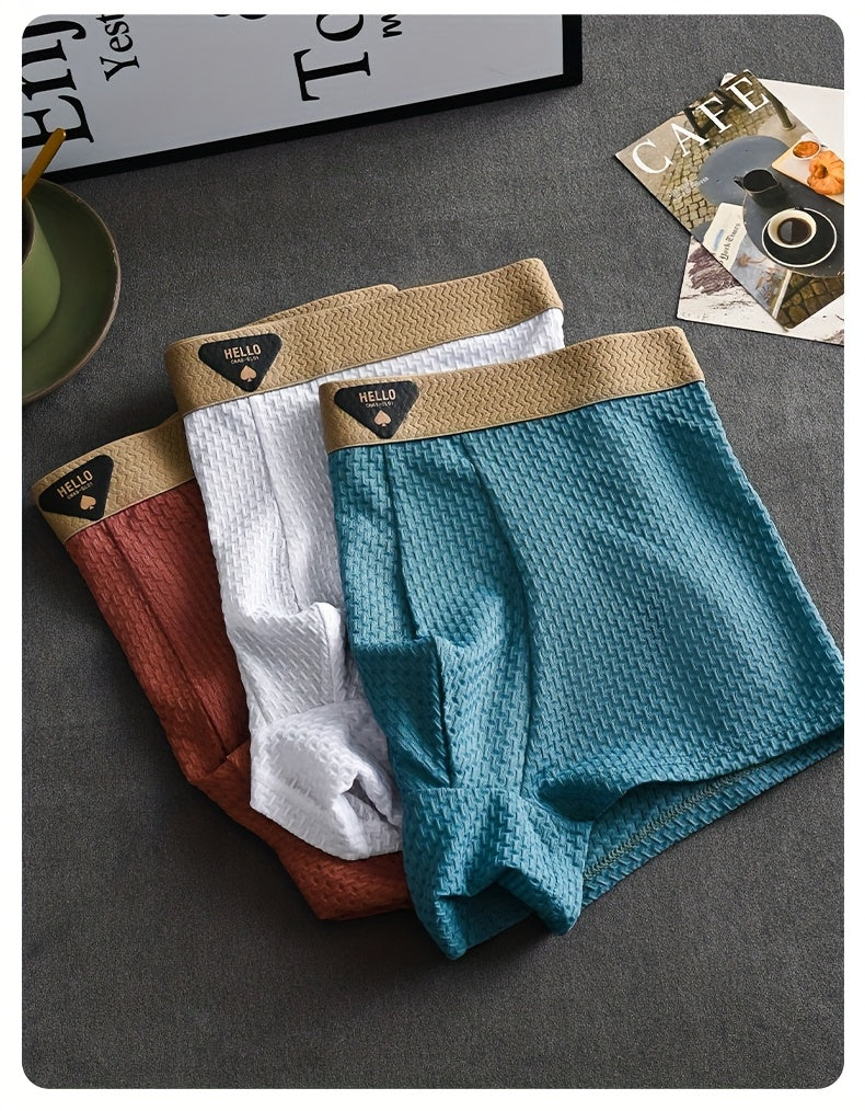 Boxers pour hommes en fibre de soie glacée