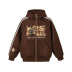 Manteau Matelassé Style College en Coton