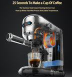 Machine à espresso semi-automatique HiBREW
