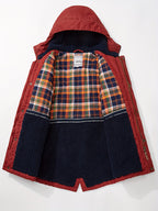 Garden Boys' Winter Hooded Jacket