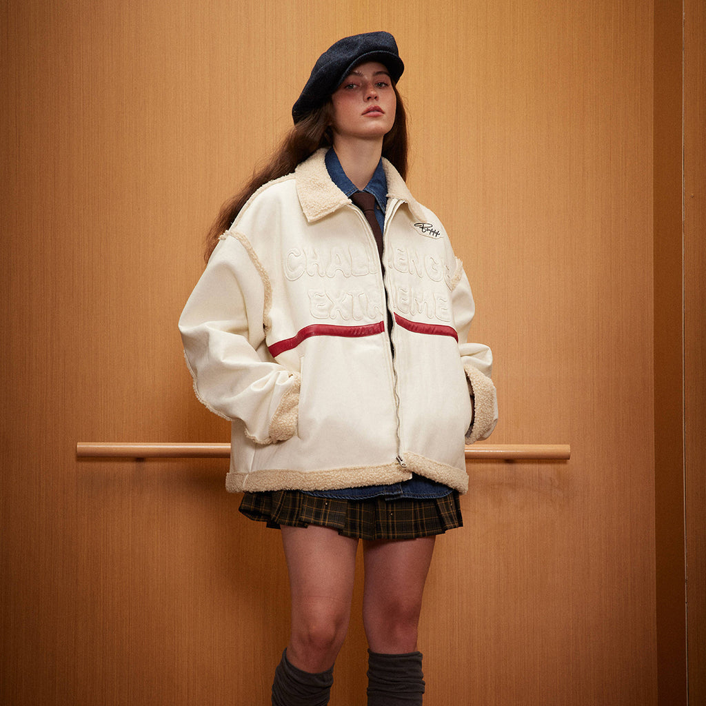 Manteau en fourrure d'agneau