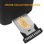 750W Toaster with 2 Extra-Wide Slots, 6 Browning Levels, Removable Crumb Tray, Automatic Ejection