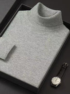 Pull col roulé casual pour homme