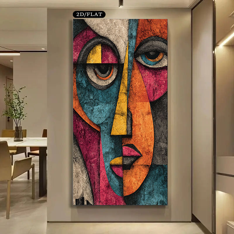 Toile murale abstraite