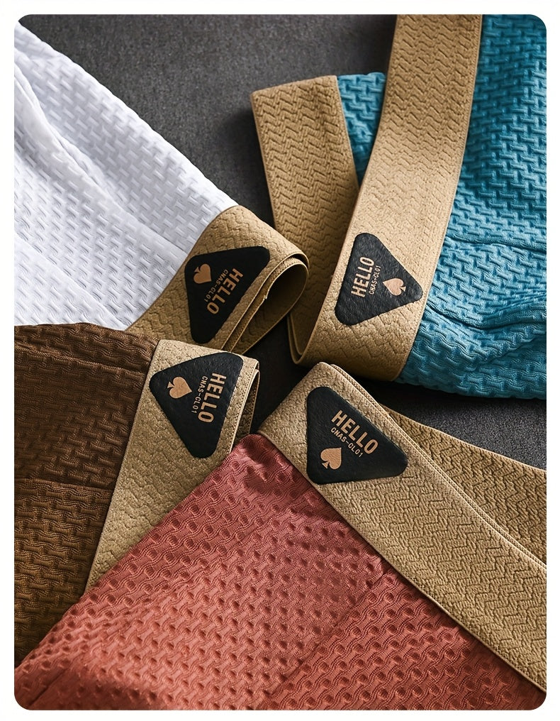 Boxers pour hommes en fibre de soie glacée