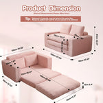 Canapé-lit modulaire 2 places