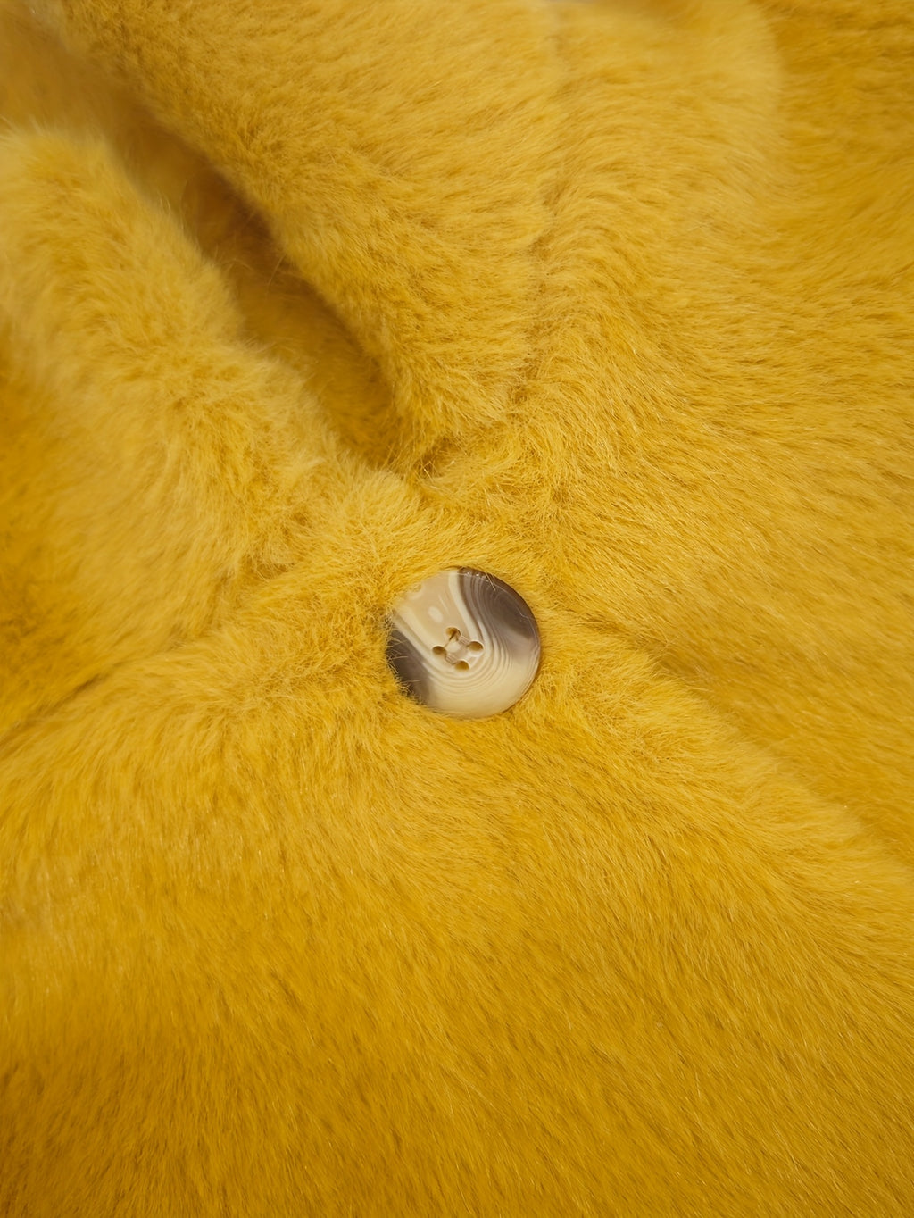 Girls' Elegant And Thick Plush Coat