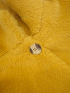 Girls' Elegant And Thick Plush Coat