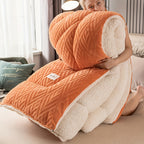 1pc Contemporary Quilted Comforter, Medium Weight Polyester 100% with Microfiber Filling, Machine Washable, All-Season Multipurpose Bedding for Bedroom & Guest Room - No Pillowcase Included