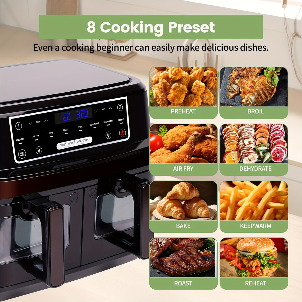 Air Fryer Double Drawer 10L