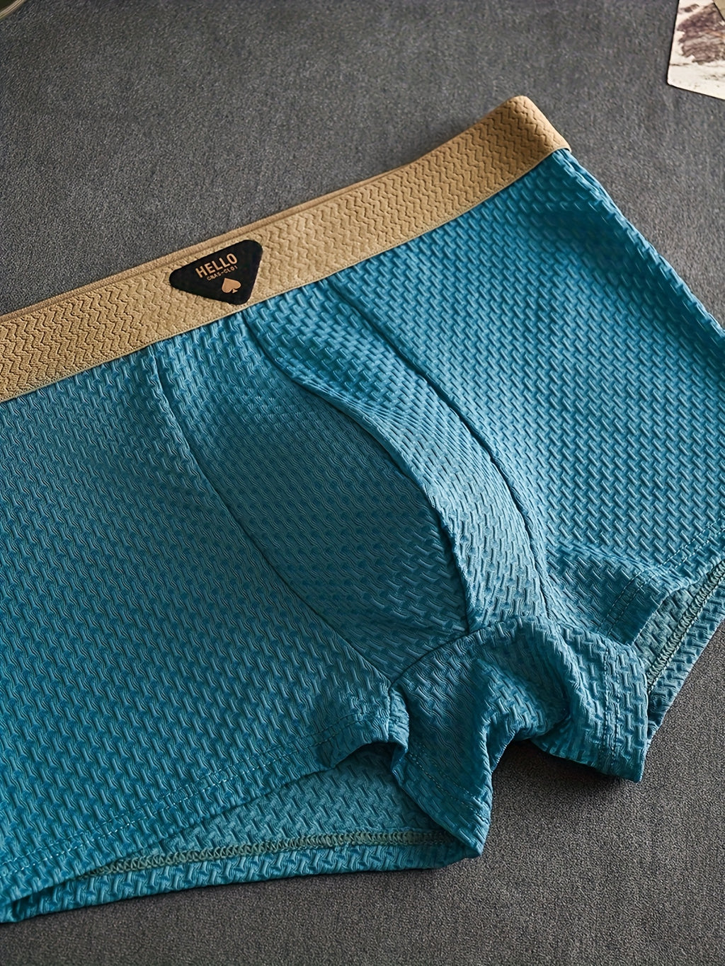 Boxers pour hommes en fibre de soie glacée