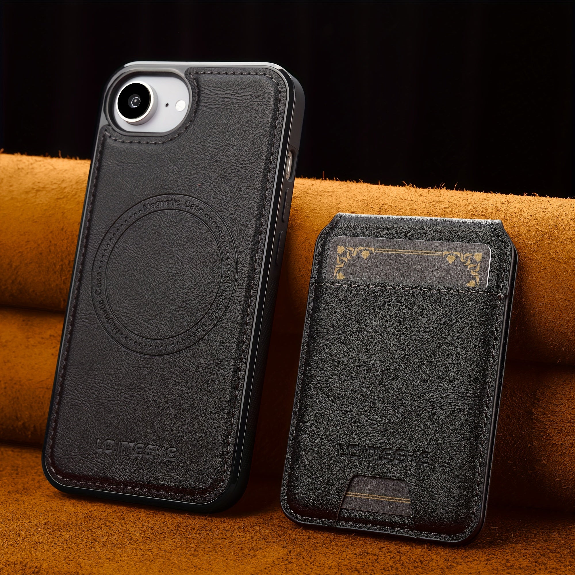 Coque portefeuille magnétique détachable