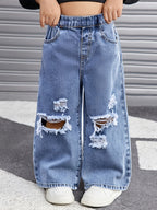 Jean Denim Déchiré