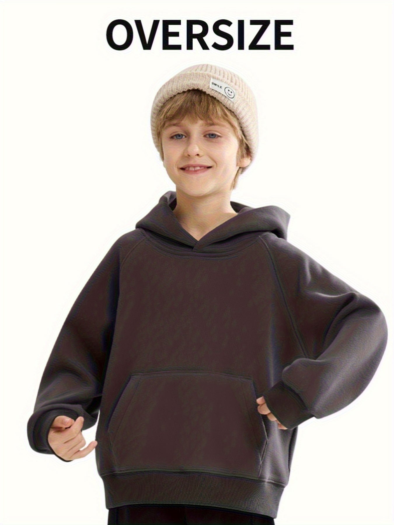 MIANZHI Boys' Hooded Sweatshirt