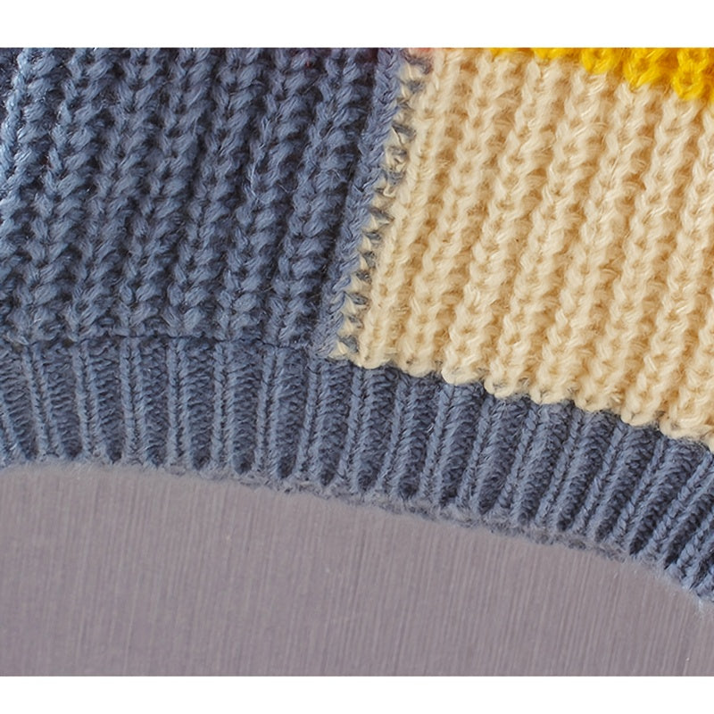 Kids' Thick Colorful Striped Sweater