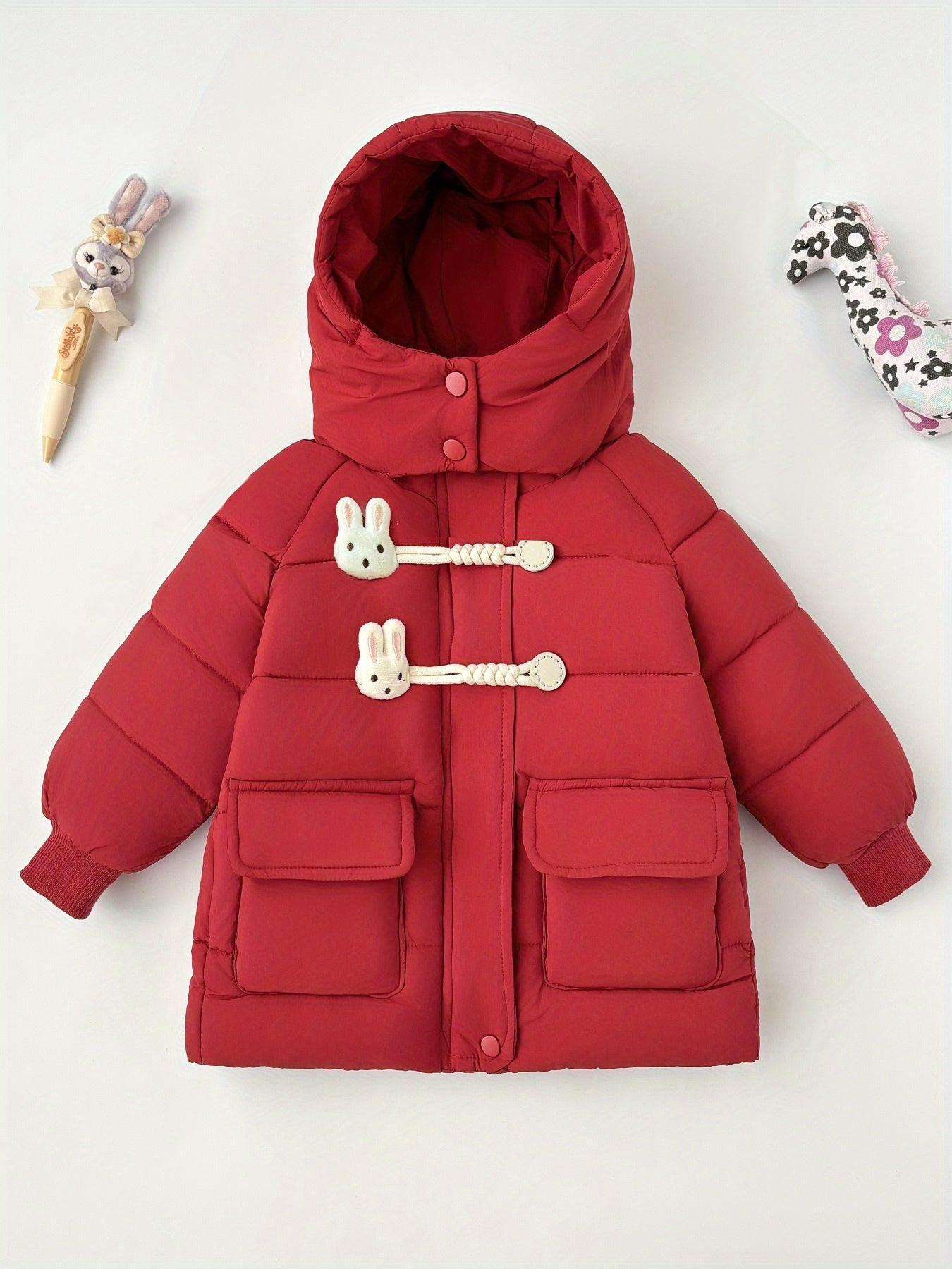 Girls' Winter Warm Hooded