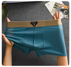 Boxers pour hommes en fibre de soie glacée