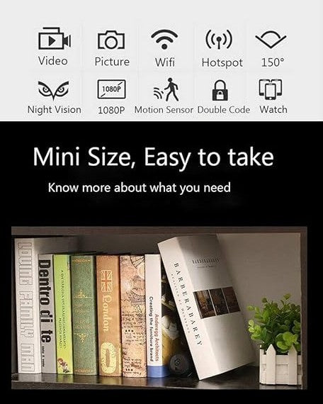 Caméra de Sécurité Mini A9 Wi-Fi