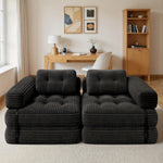 Canapé-lit 2-en-1 convertible