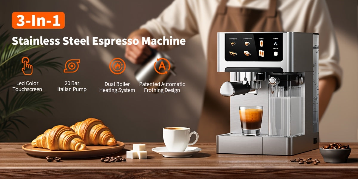 Espresso Machines & Coffee Makers - 3-in-1