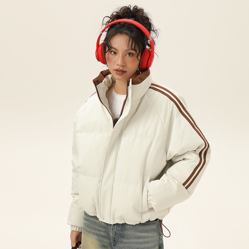 Manteau Matelassé Épais en Coton