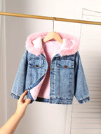 Girls' Autumn and Winter Fashion Hooded