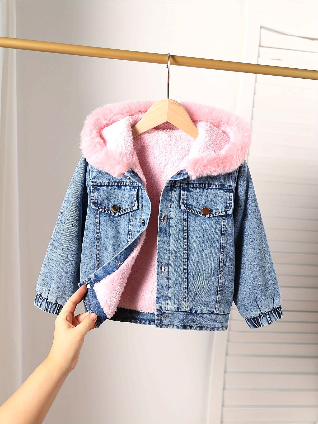 Girls' Autumn and Winter Fashion Hooded