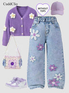 Pantalon Denim Coupe Droite