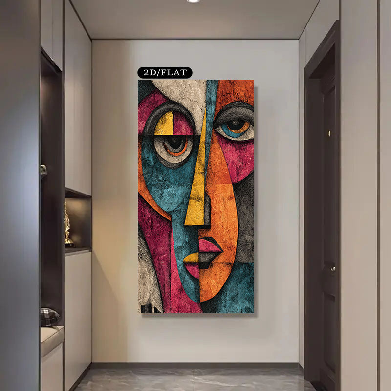 Toile murale abstraite