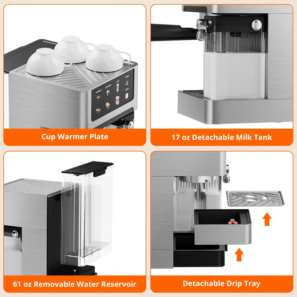 Espresso Machines & Coffee Makers - 3-in-1
