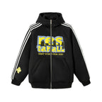 Manteau Matelassé Style College en Coton