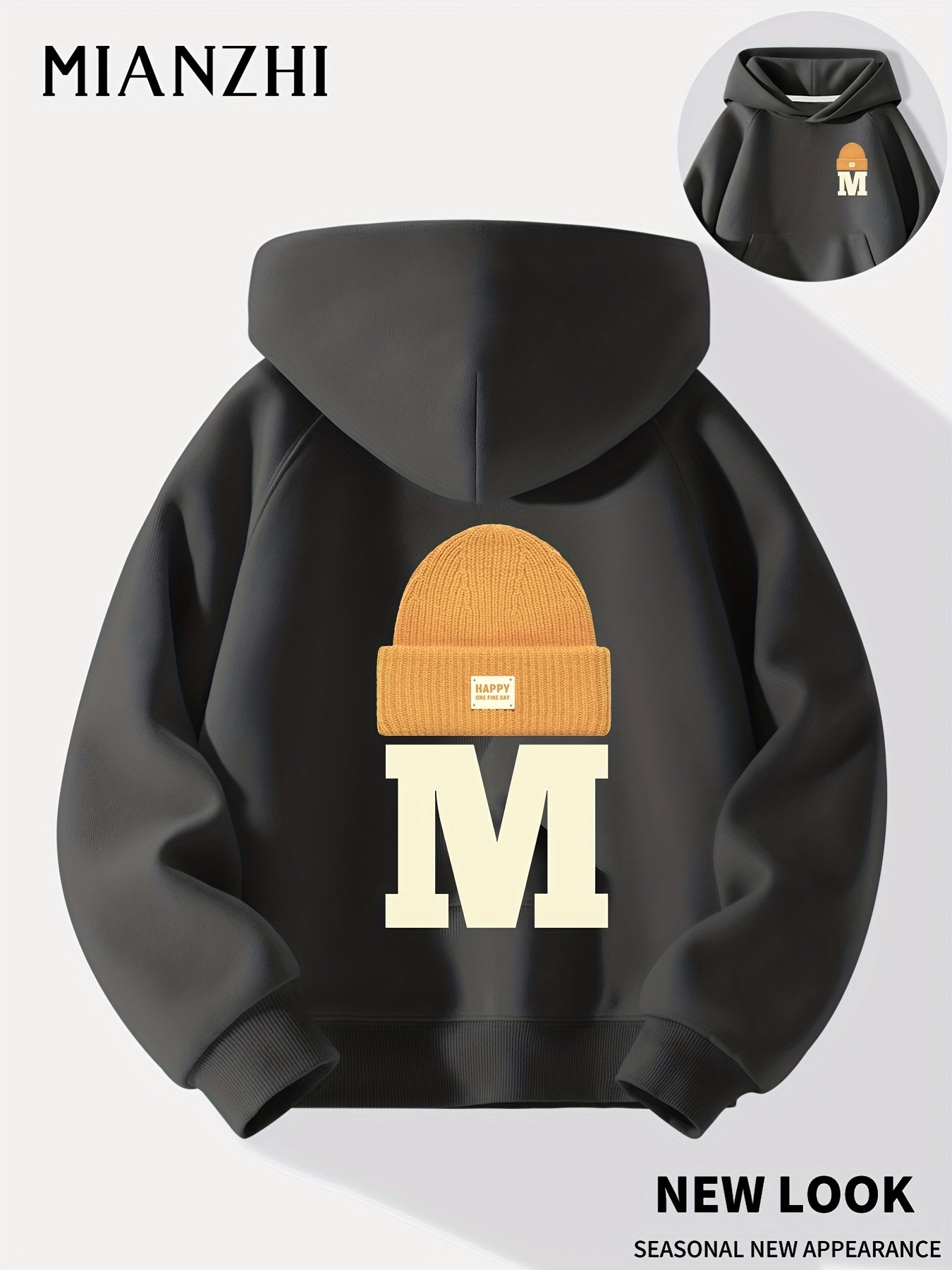 MIANZHI Boys' Hooded Sweatshirt