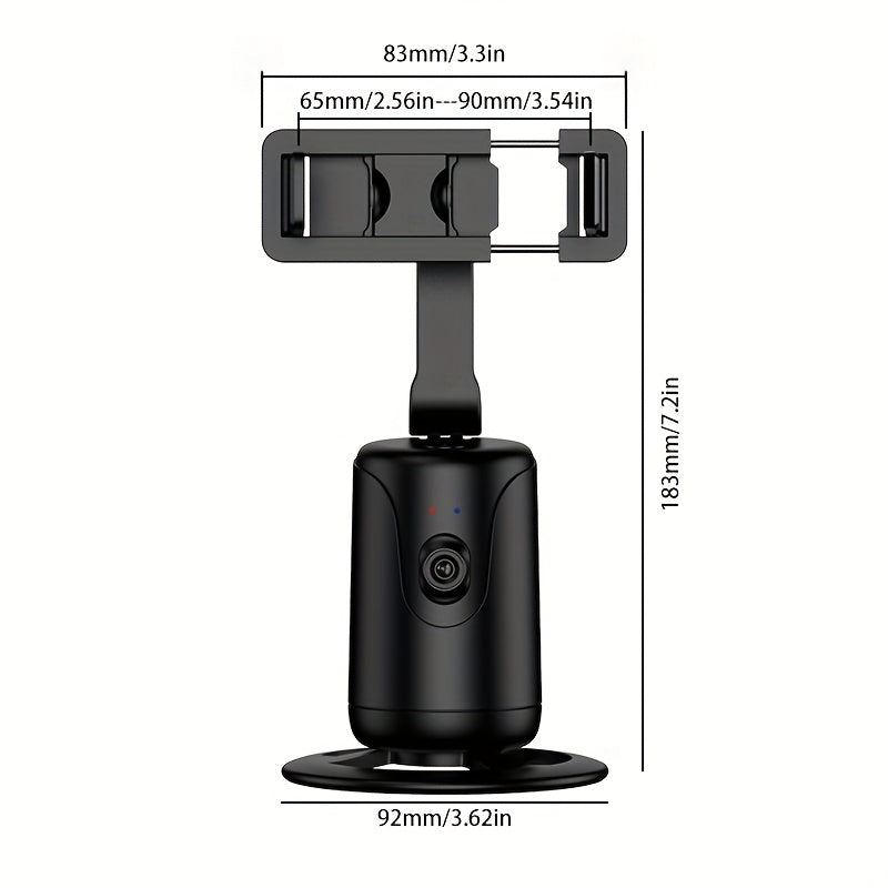 Auto Face Tracking Tripod, Foldable 360°