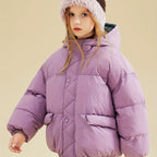 Boys & Girls Thickened Winter Jacket with Hood