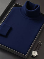 Pull col roulé casual pour homme