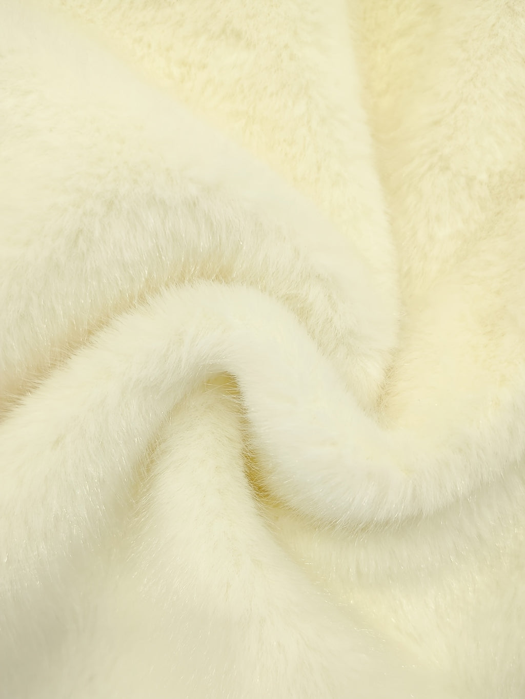 Girls' Elegant And Thick Plush Coat