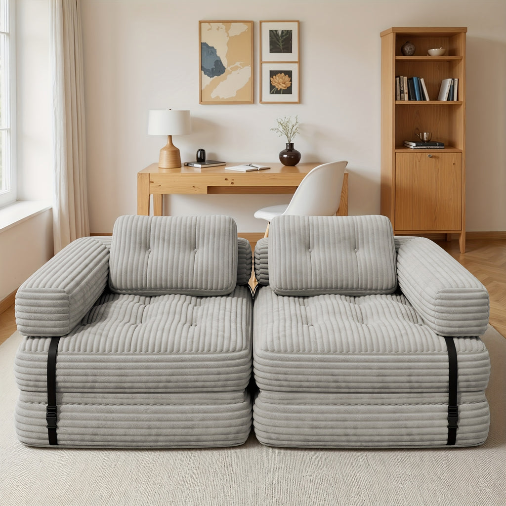 Canapé-lit 2-en-1 convertible