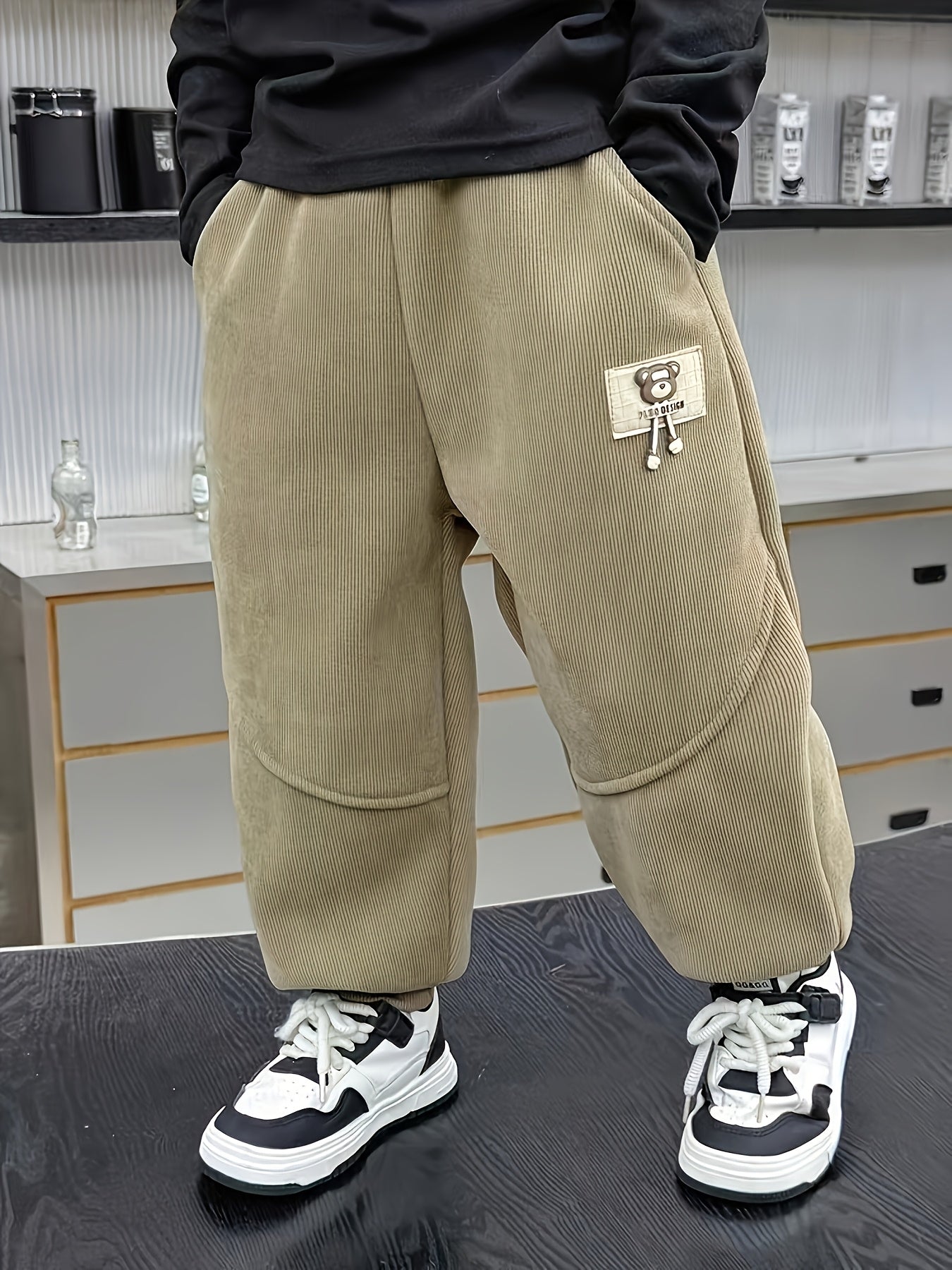 Pantalon d'hiver en velours