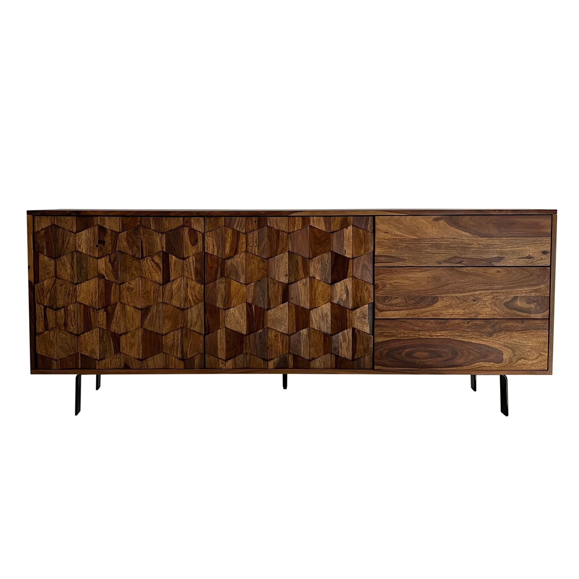 Buffet Sheesham massif de 175 cm