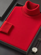 Pull col roulé casual pour homme