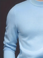 Pull col roulé casual pour homme